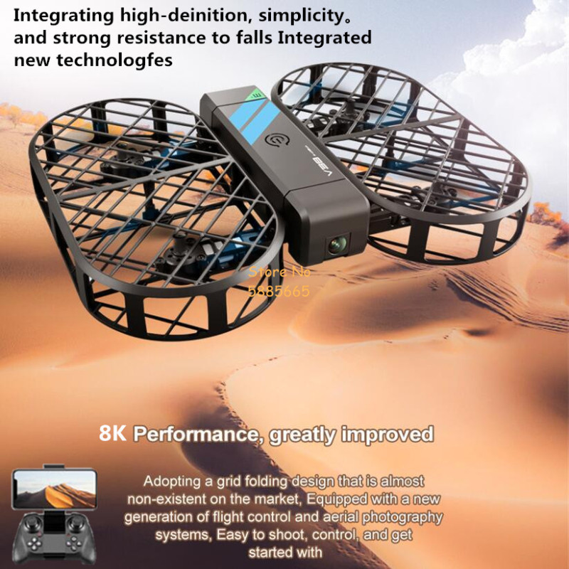 Drone Ae Rc - Kamera HD 8K 360 ° Perlindungan