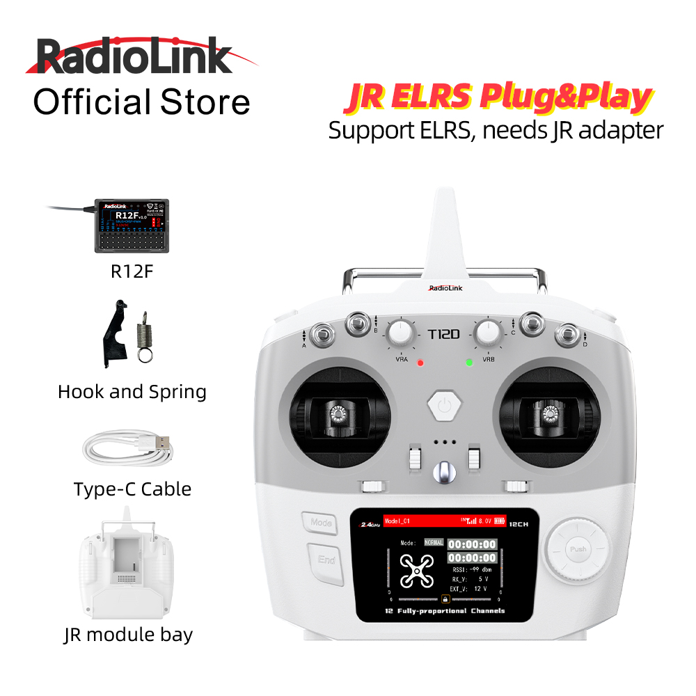 Drone Rc Leading - Modul RadioLink T12D JR 12CH 2.4GHz,