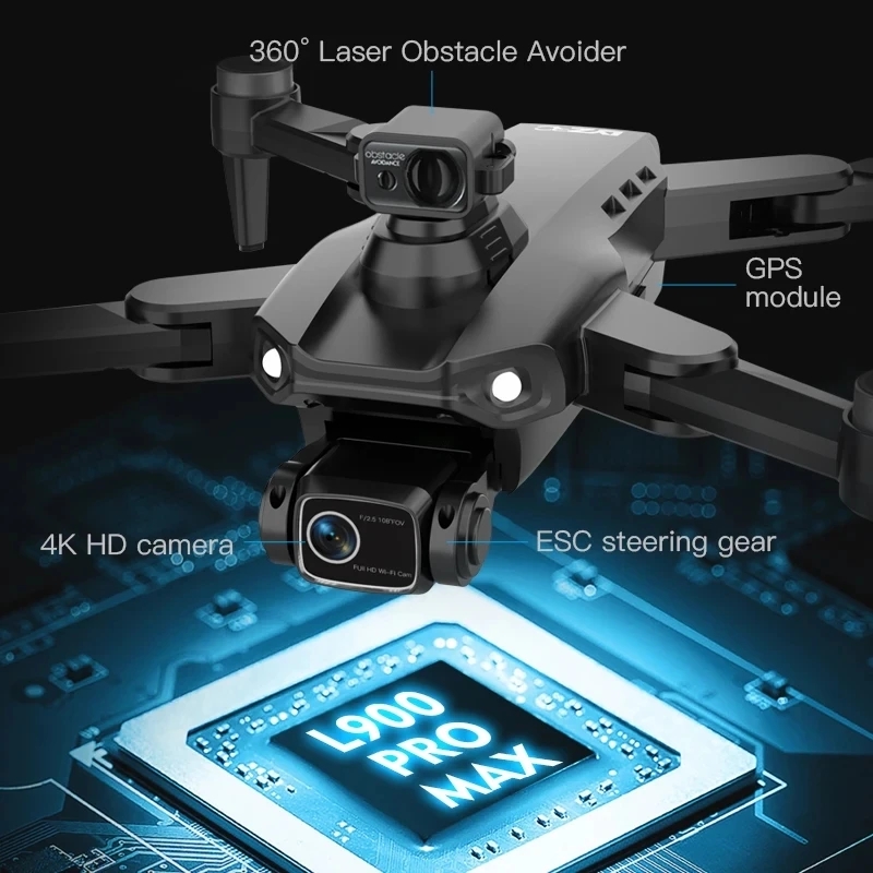L900 Pro MAX Drone GPS, mainan - Drone Ae Rc ulasan dan harga