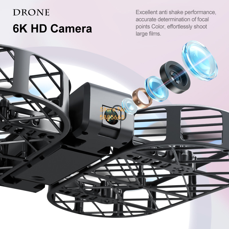 Kamera HD 8K 360 °   Perlindun - Drone Ae Rc ulasan dan harga