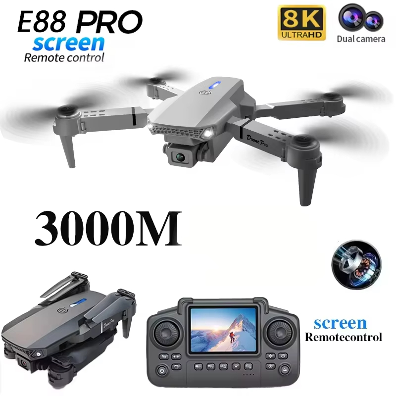 Drone E88 Baru 2026 Kamera 8K  - Drone E88 Rc Quadcopter ulasan dan harga