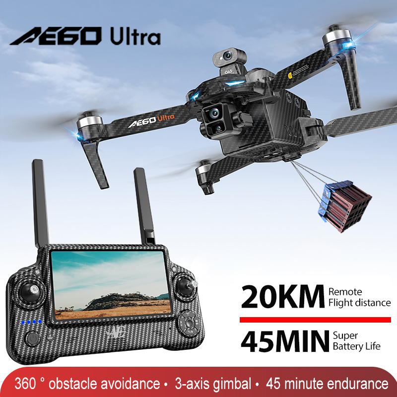Drone Profesional AE60 GPS Kam - Drone Ae Rc ulasan dan harga