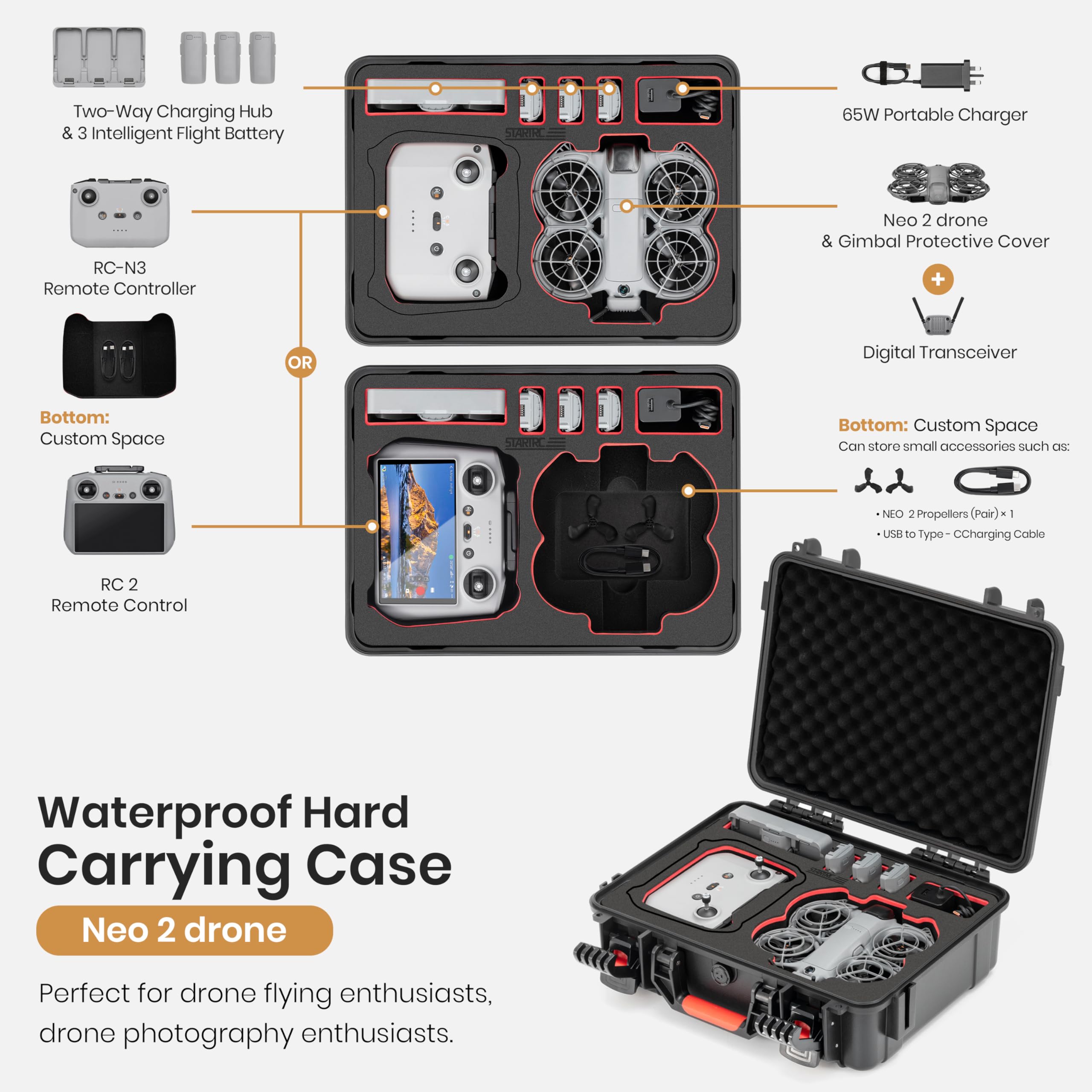 STARTRC Kotak Penyimpanan Kera - Drone Rc Cover ulasan dan harga